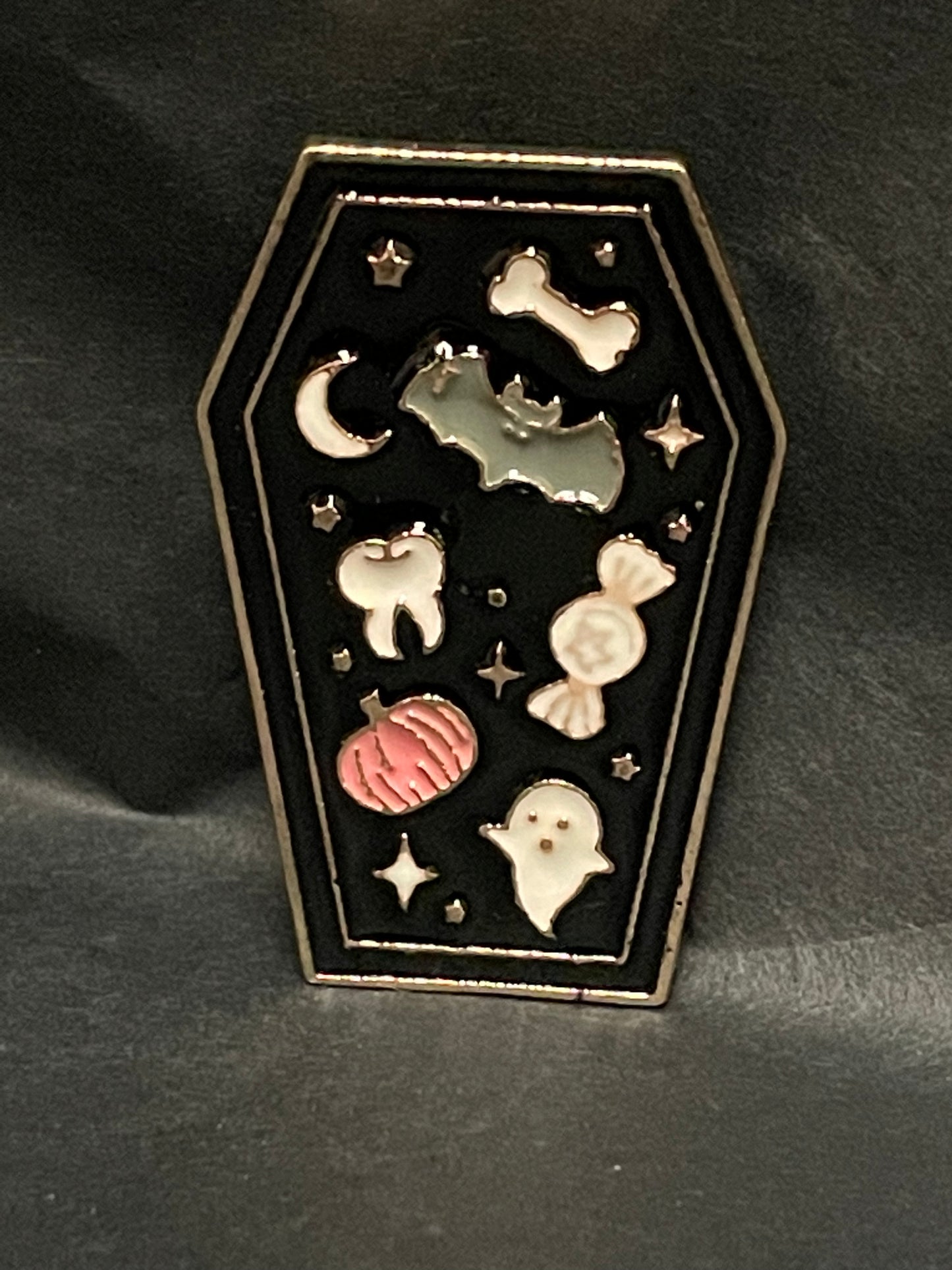 Coffin Pin Badge