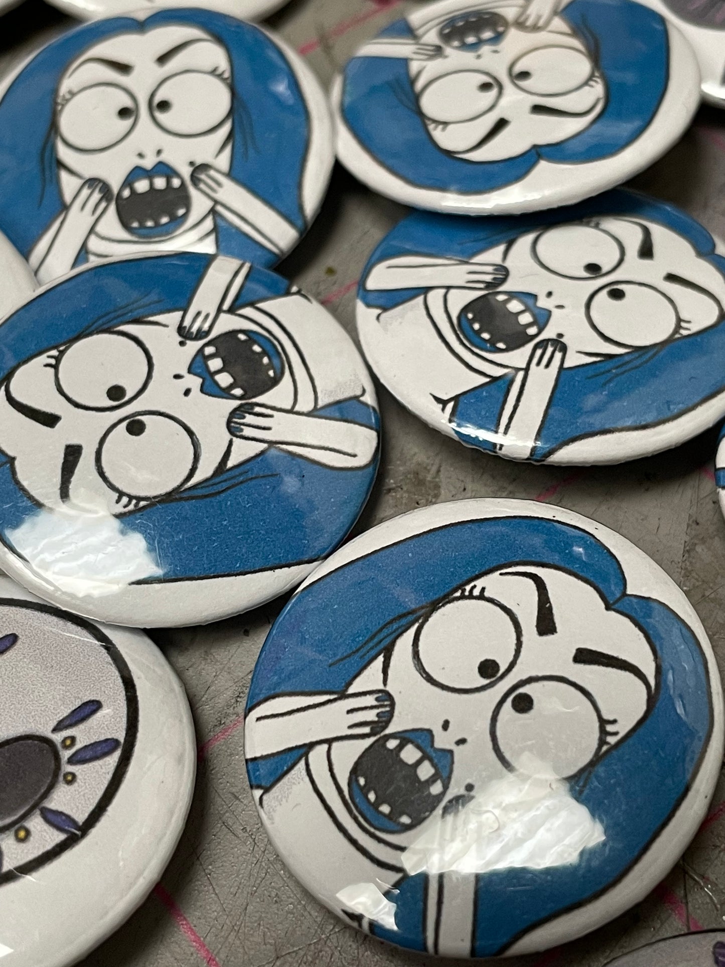 Screaming Spectre Badge (32mm)