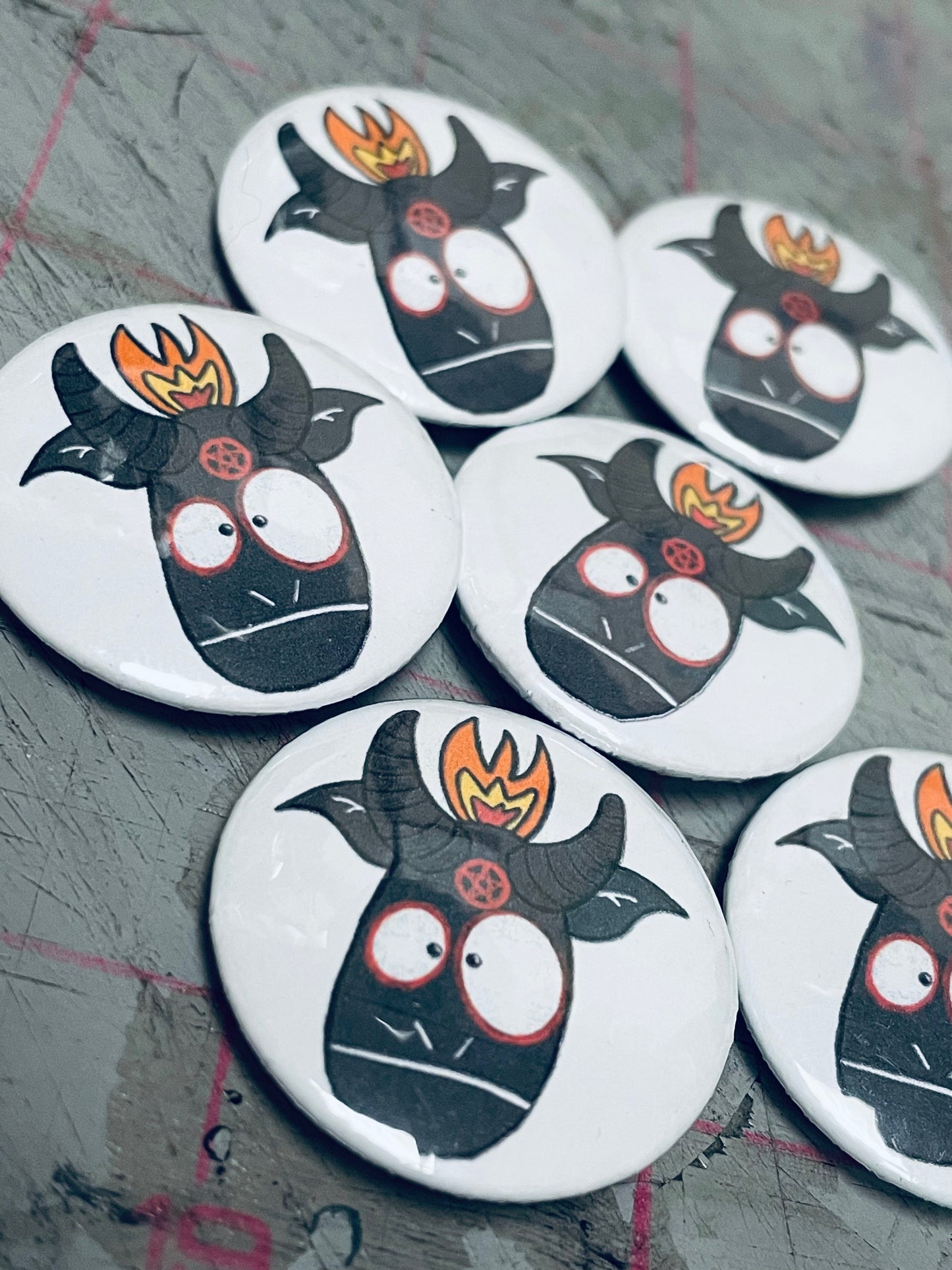 Baphomet Badge (32mm)