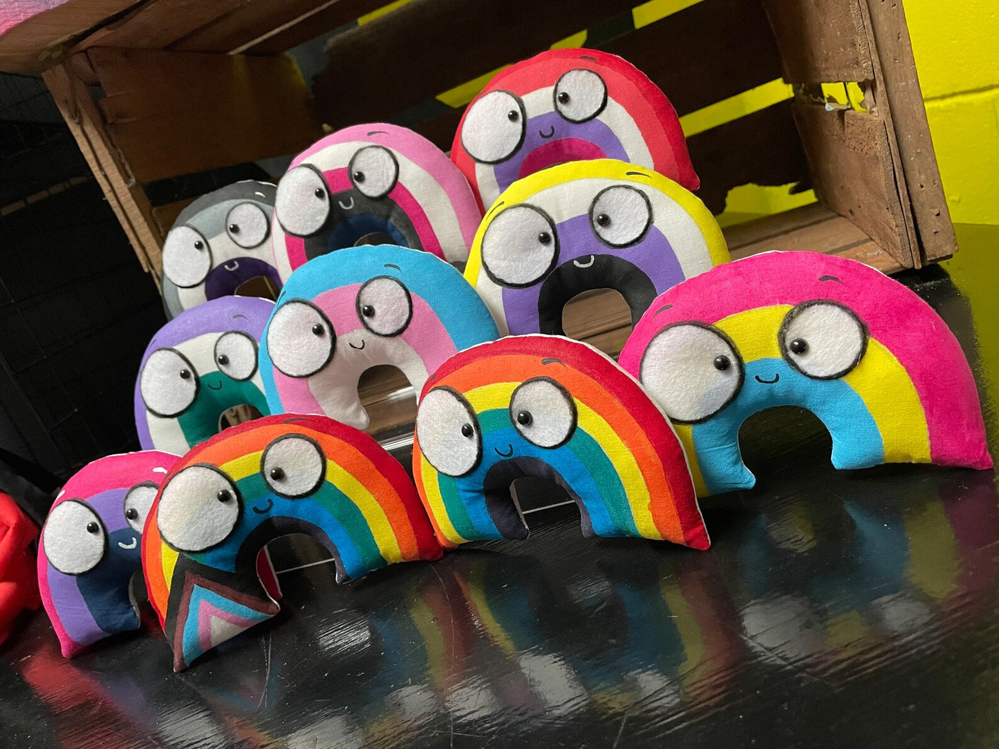 Pride Rainbow Art Doll