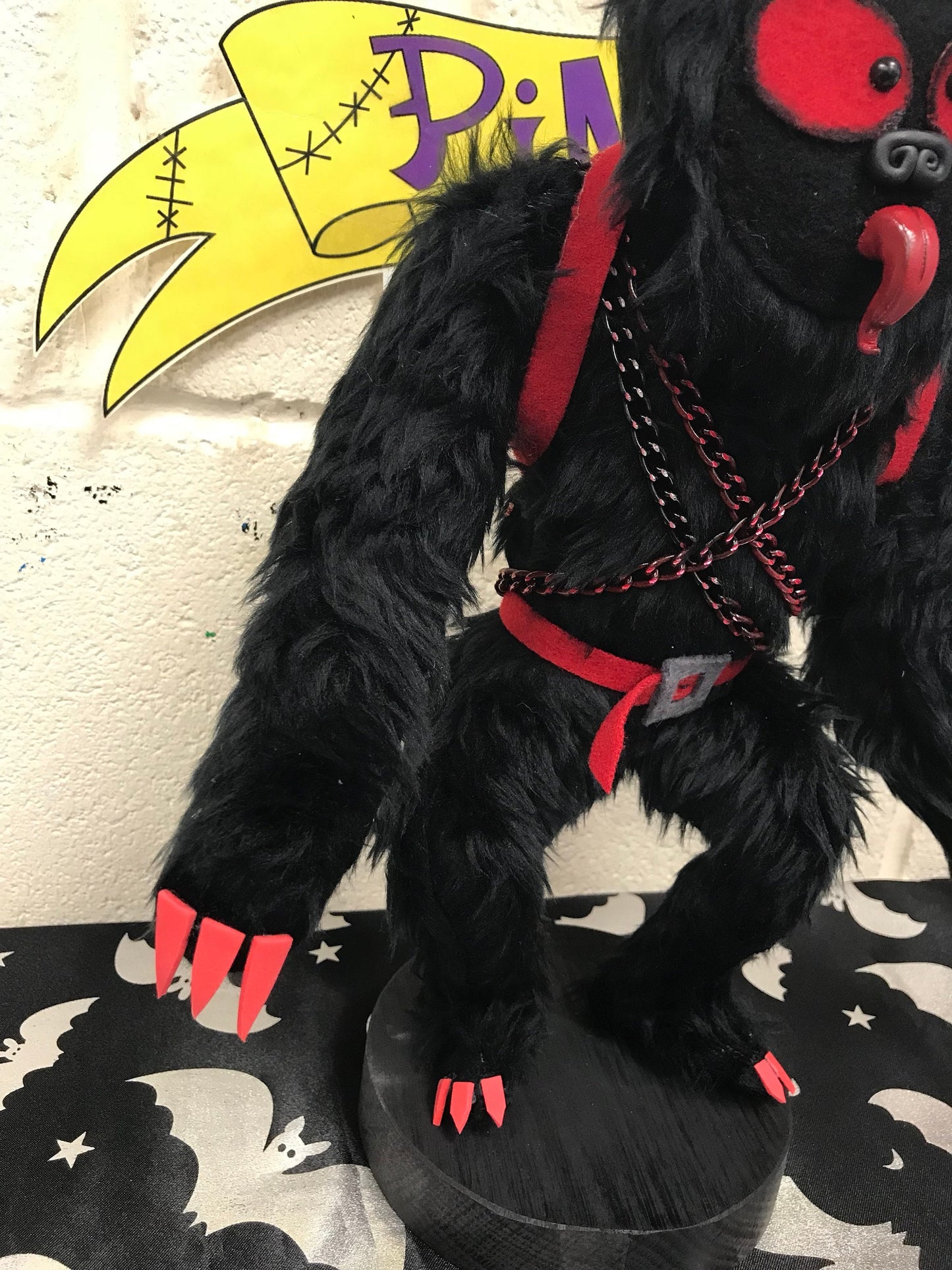 Large Krampus Art Doll