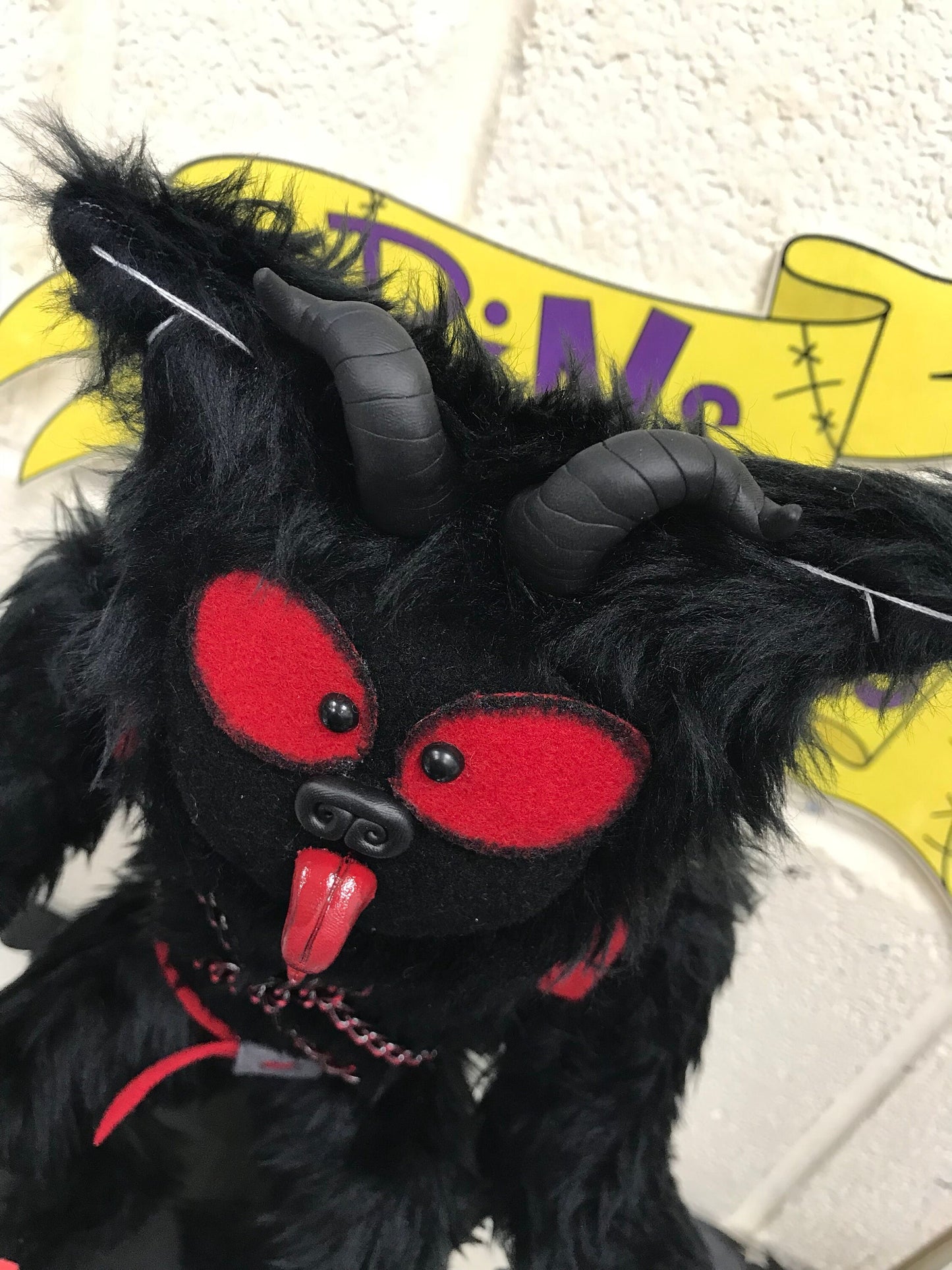 Large Krampus Art Doll