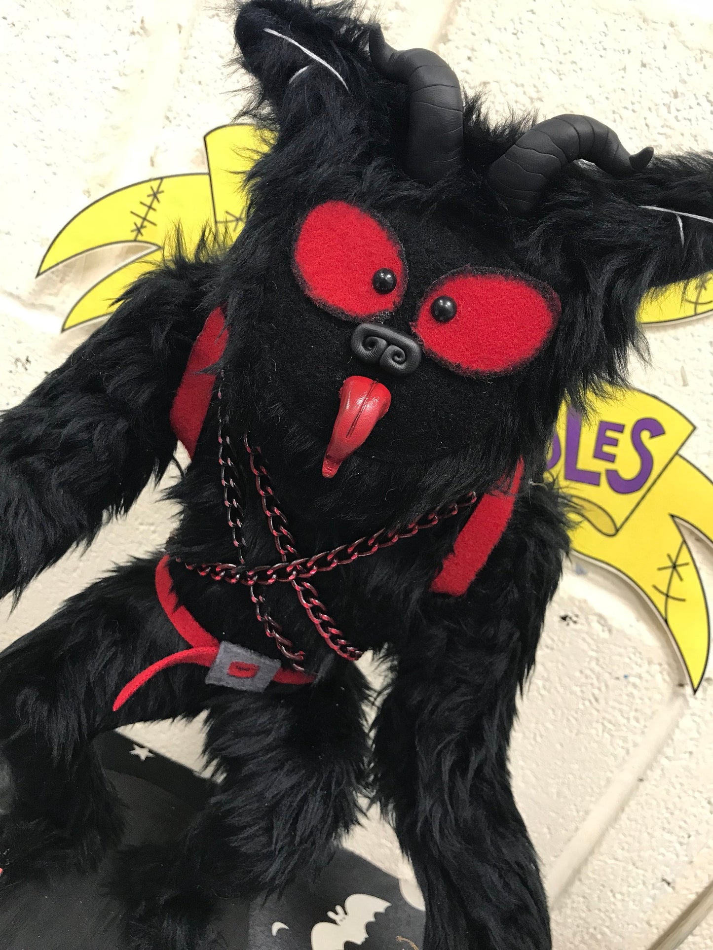 Large Krampus Art Doll