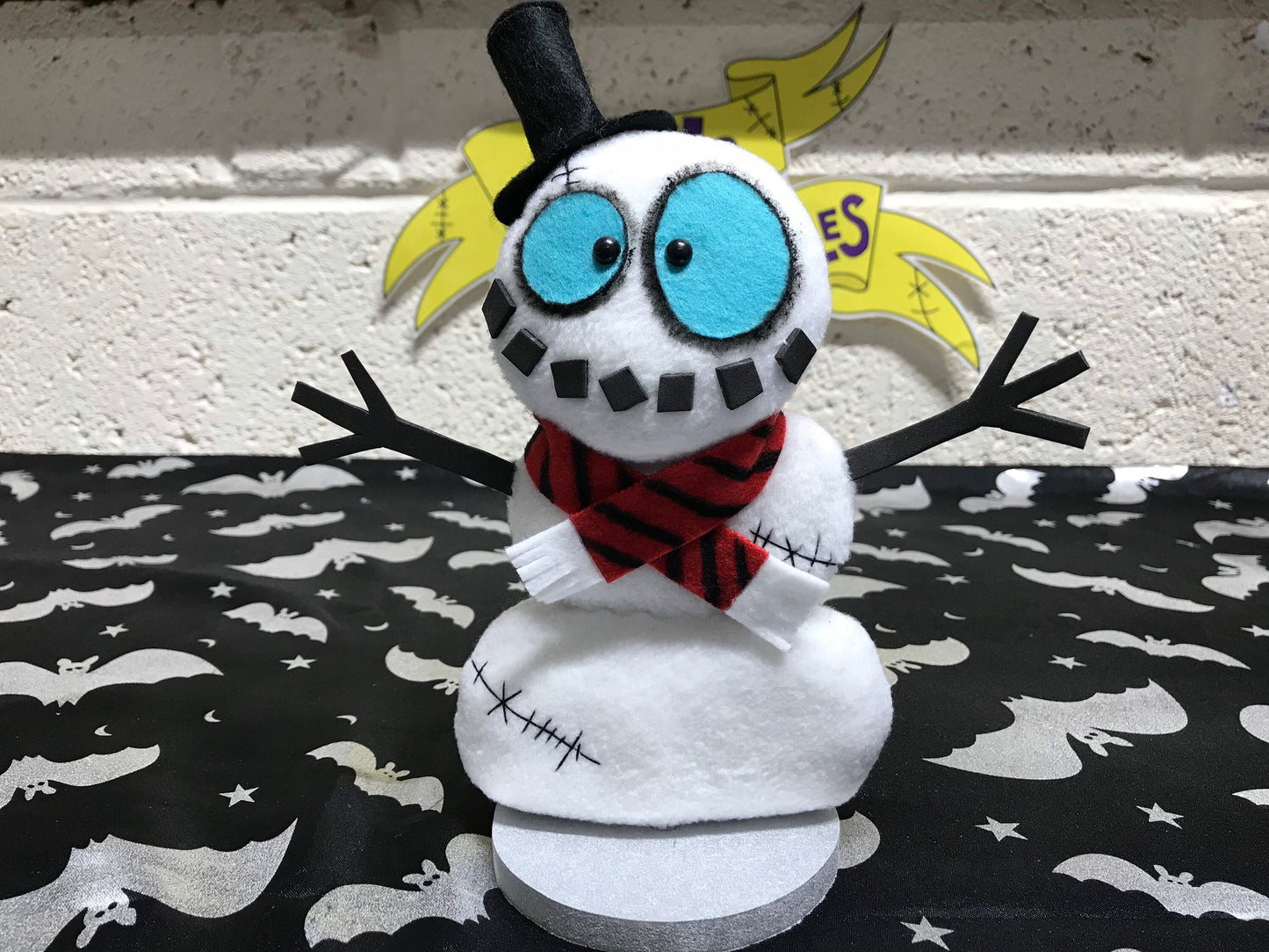 Mini Snowman Art Doll