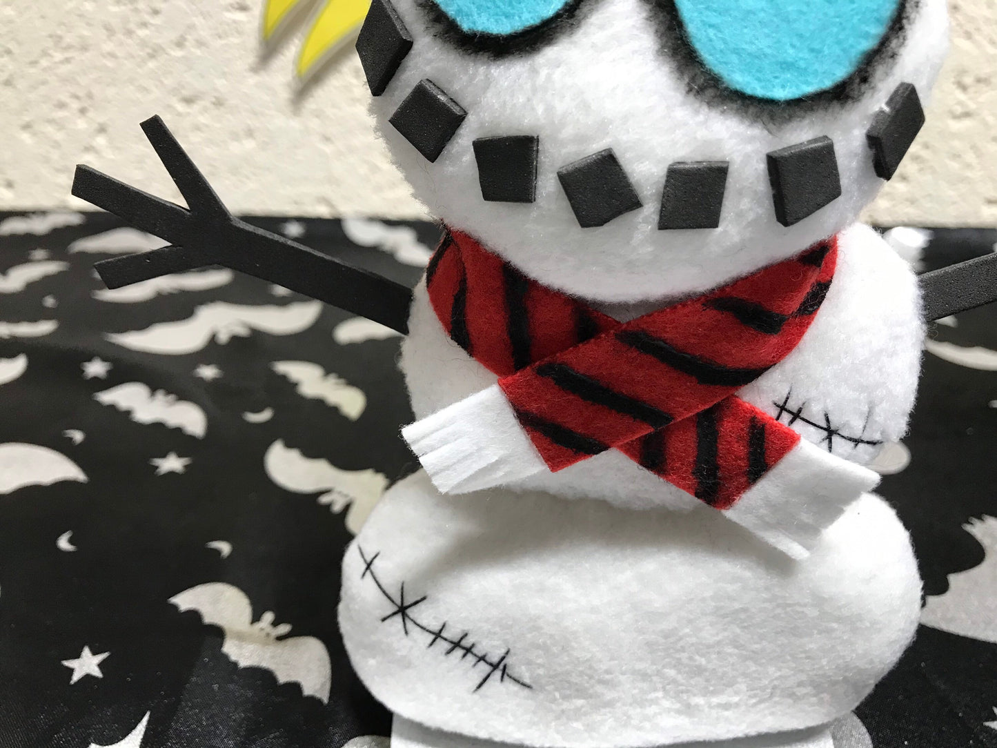 Mini Snowman Art Doll