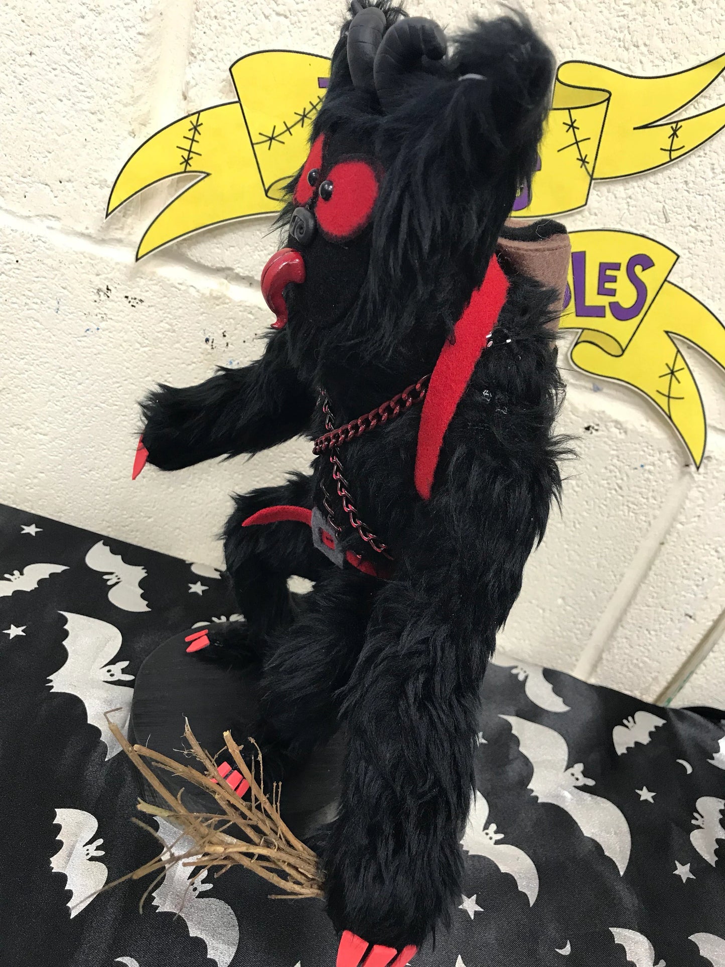 Large Krampus Art Doll