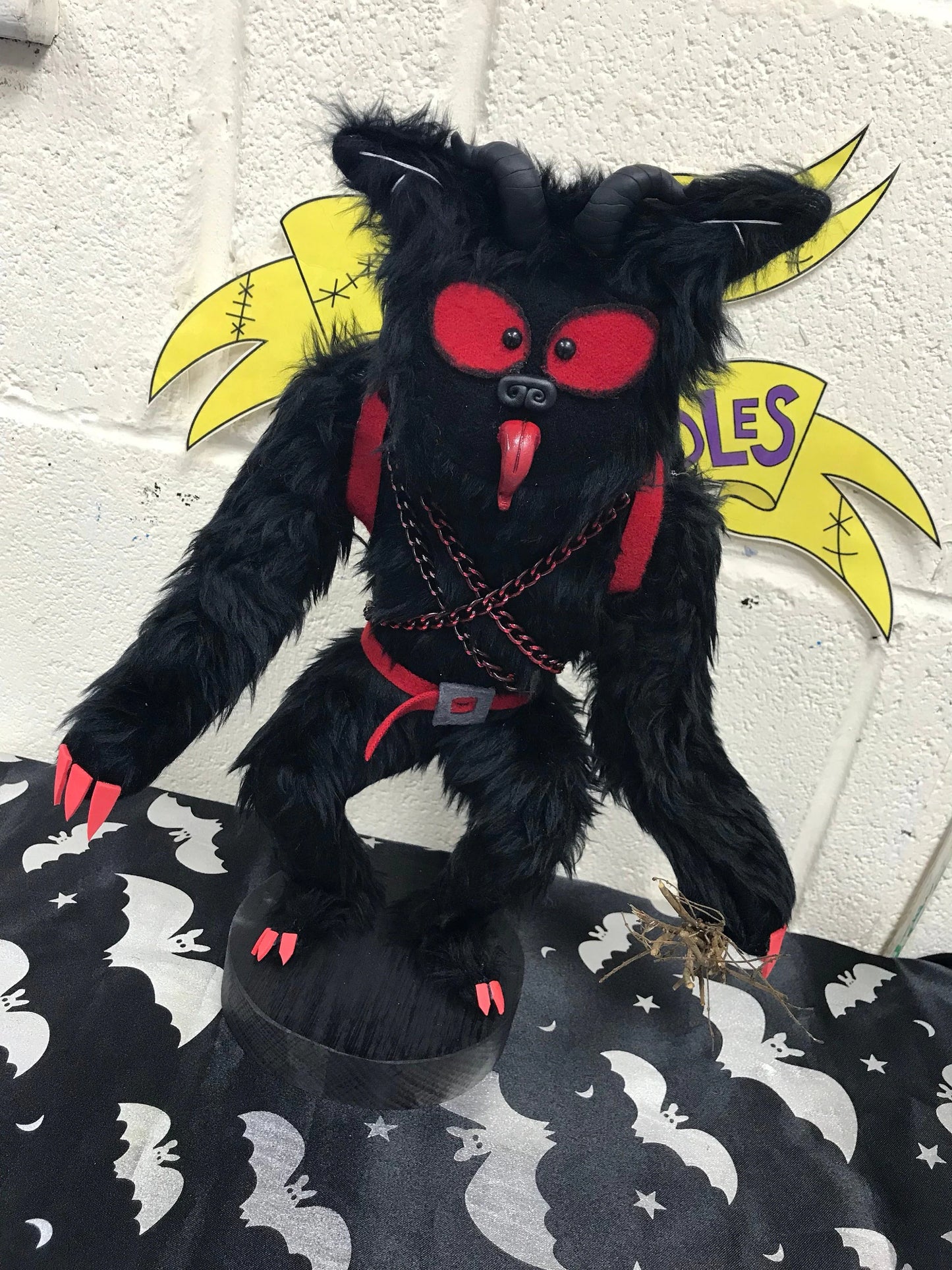 Large Krampus Art Doll