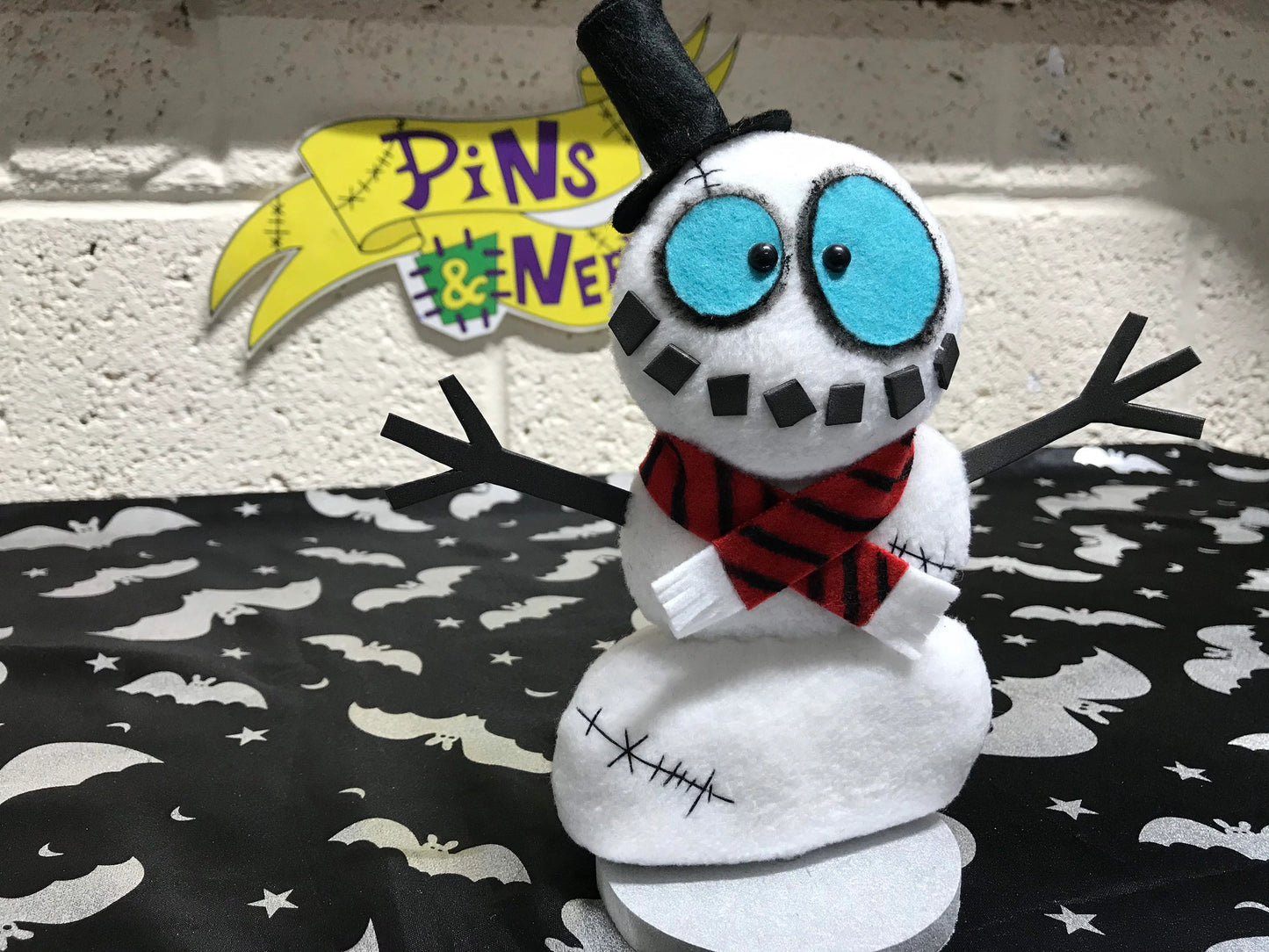 Mini Snowman Art Doll