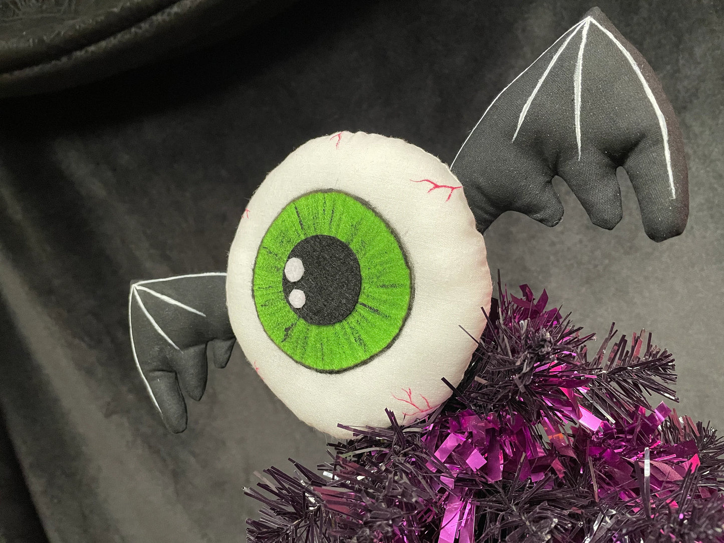 Eyeball with Wings Tree Topper