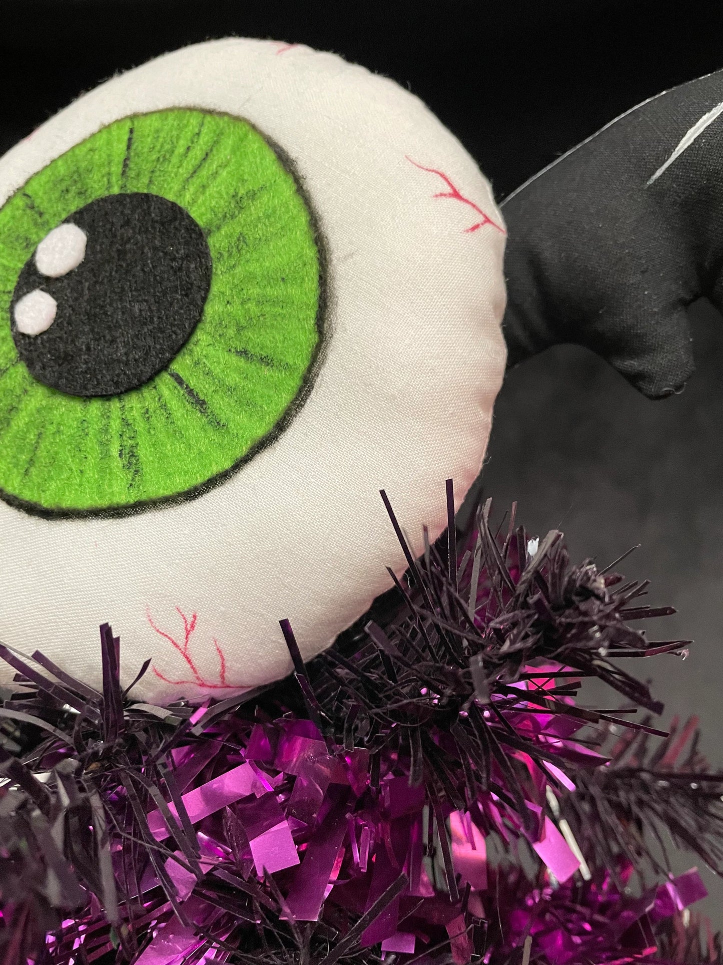 Eyeball with Wings Tree Topper