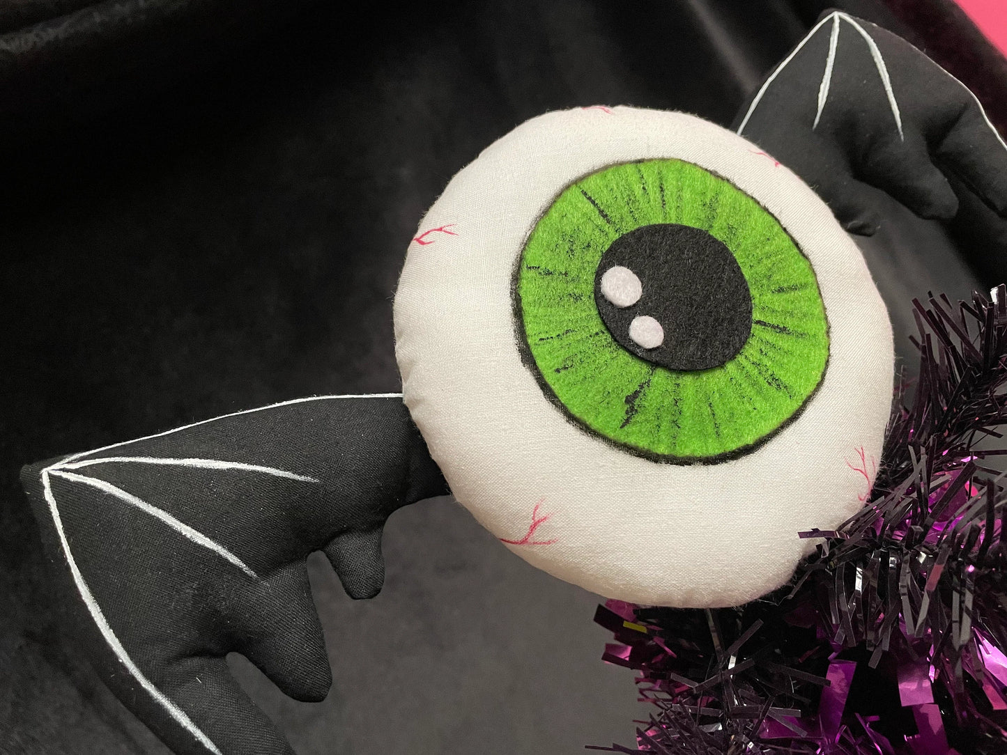 Eyeball with Wings Tree Topper