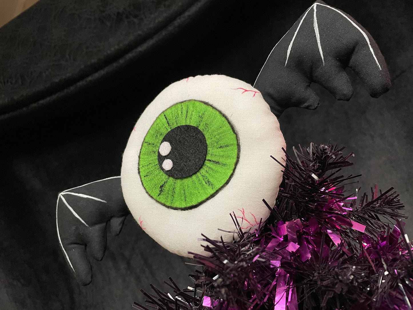 Eyeball with Wings Tree Topper