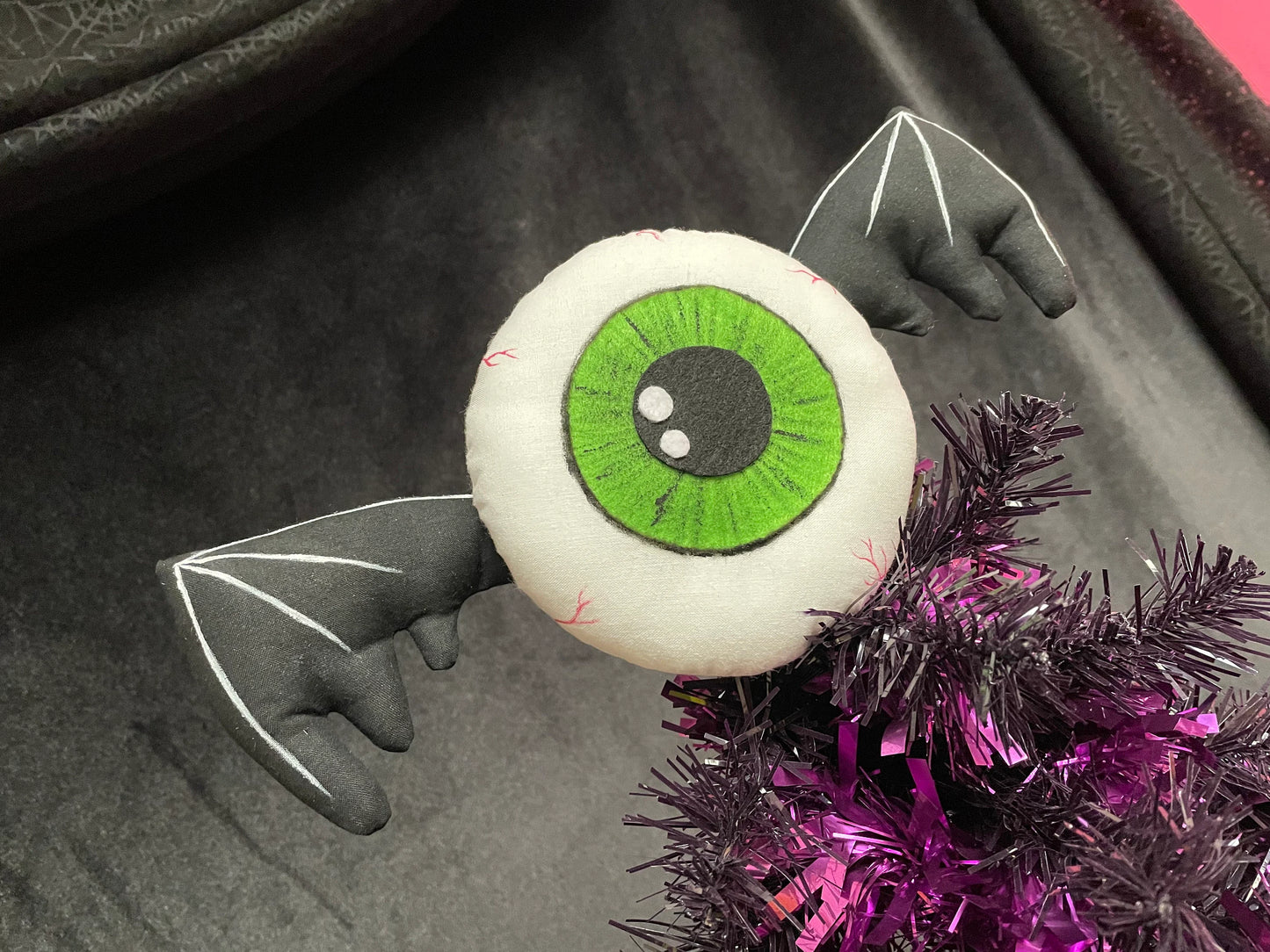 Eyeball with Wings Tree Topper