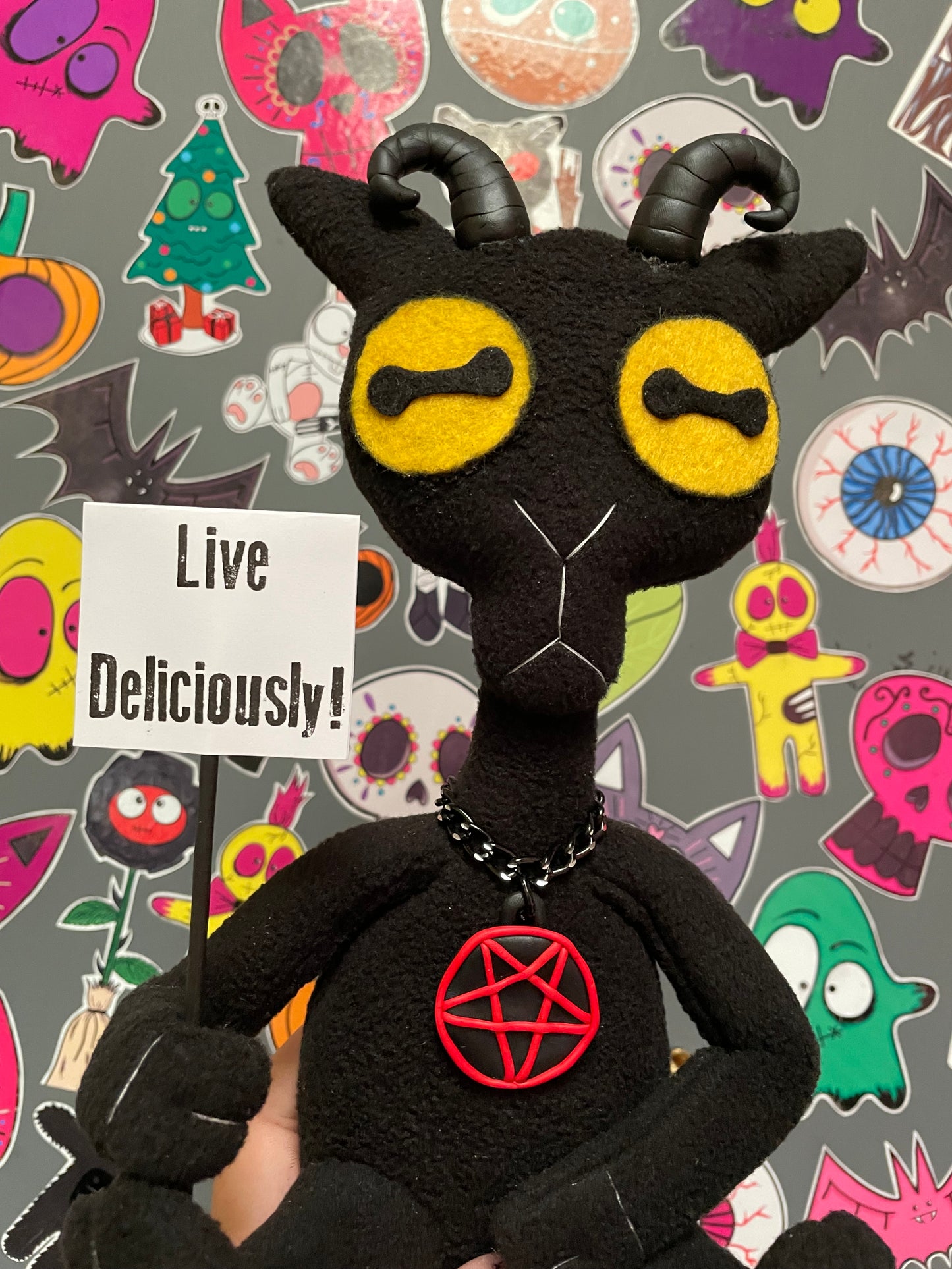 Black Phillip Art Doll