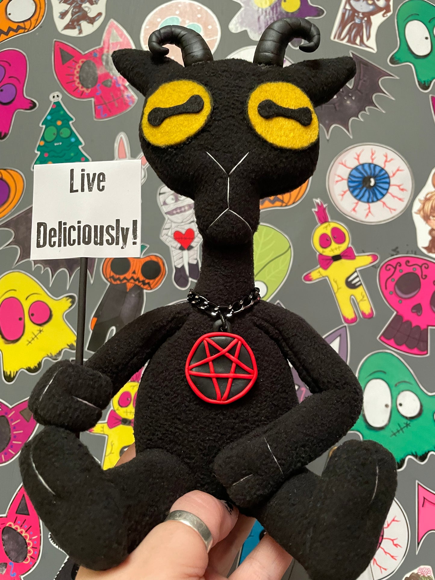 Black Phillip Art Doll