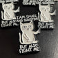 Fighting Cat Pin Badge