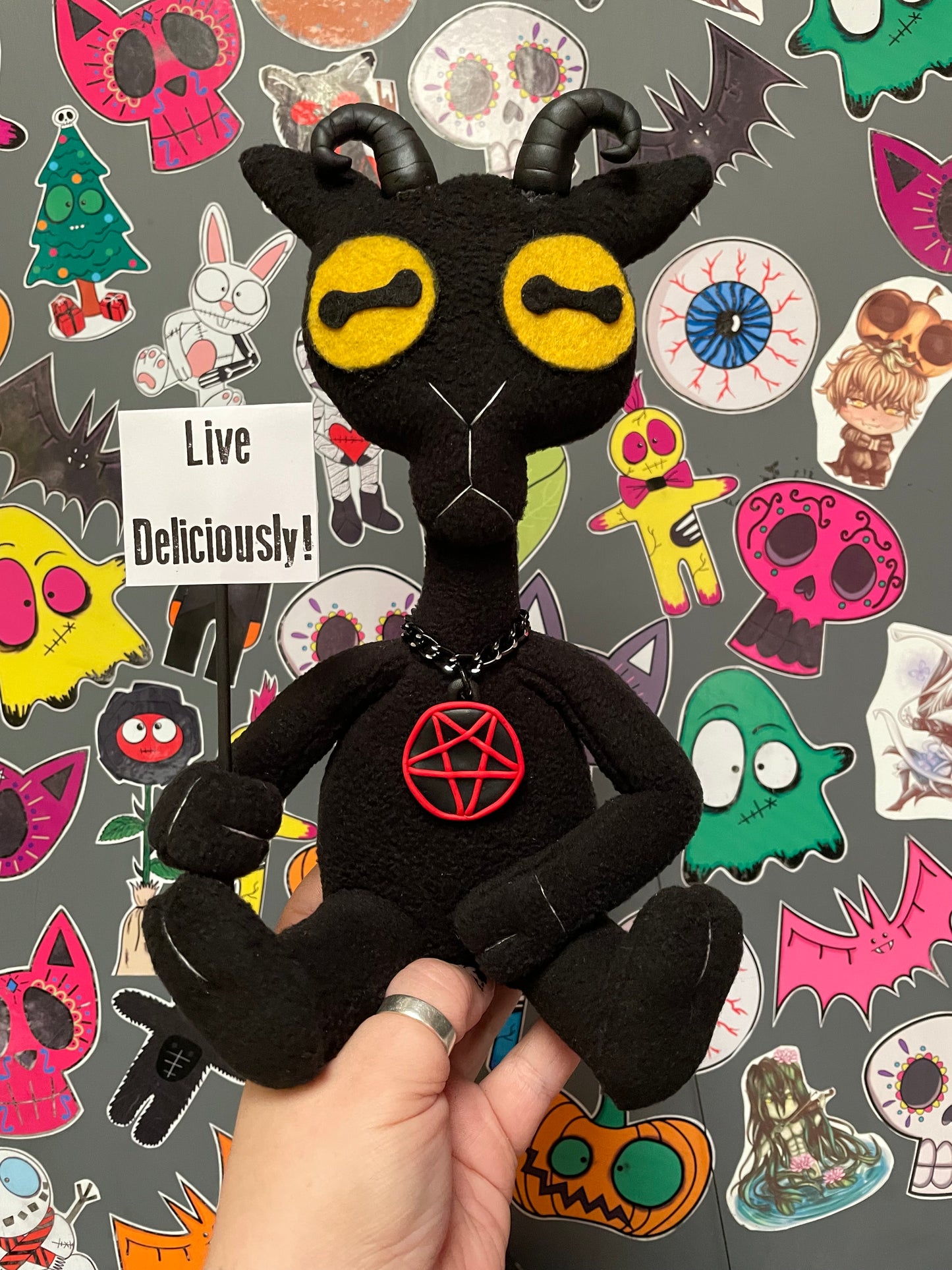 Black Phillip Art Doll