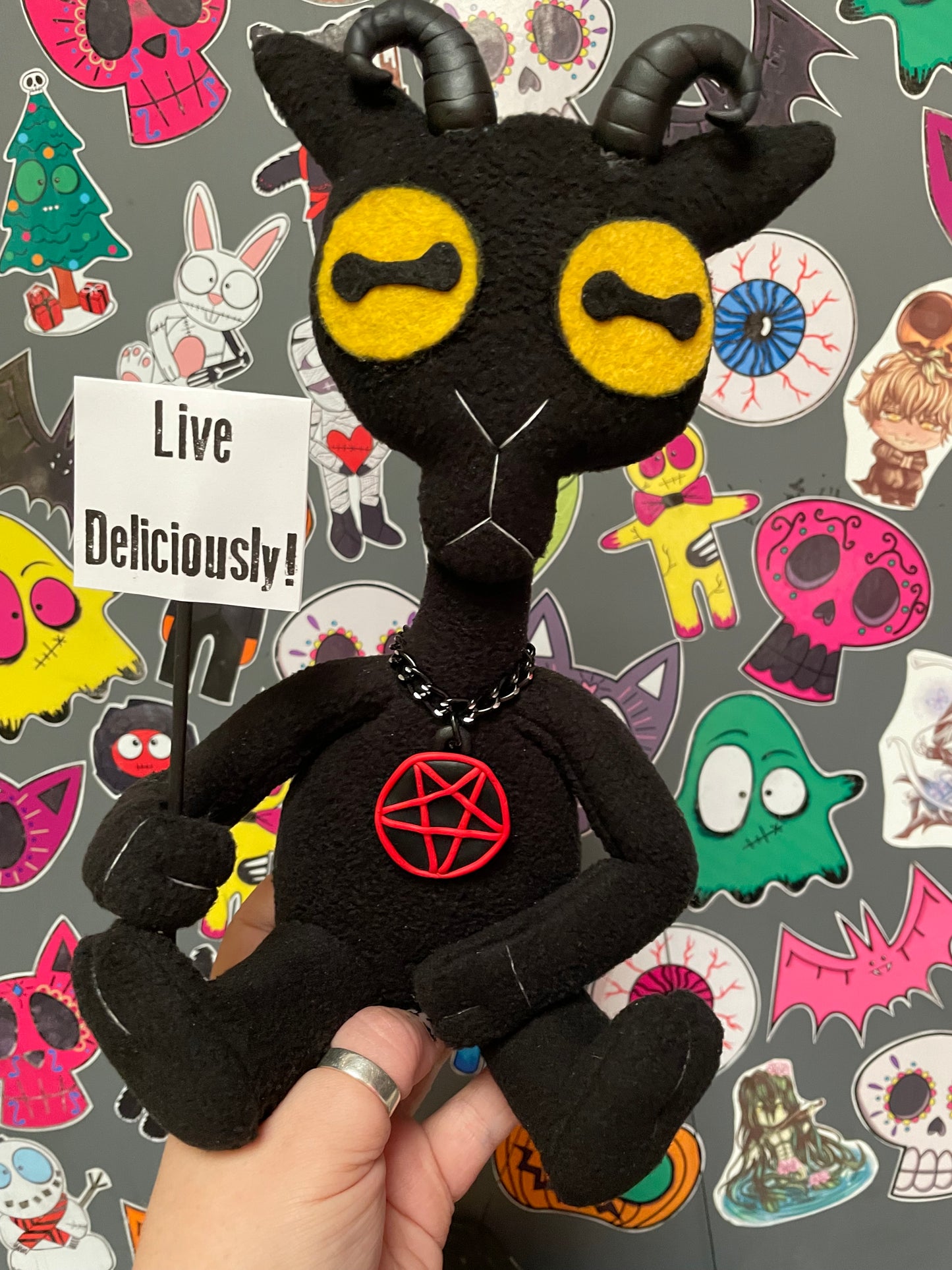 Black Phillip Art Doll