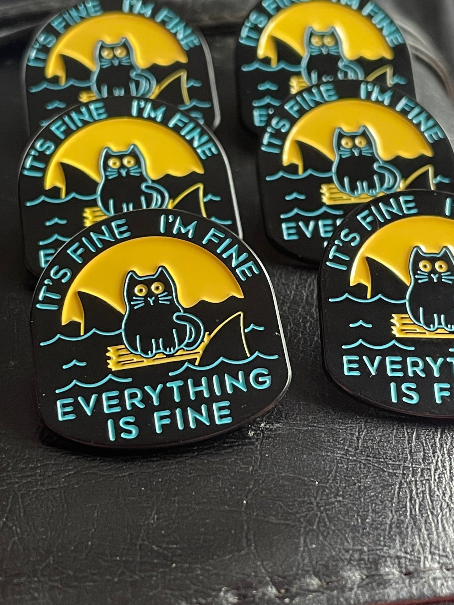 It’s Fine Pin Badge