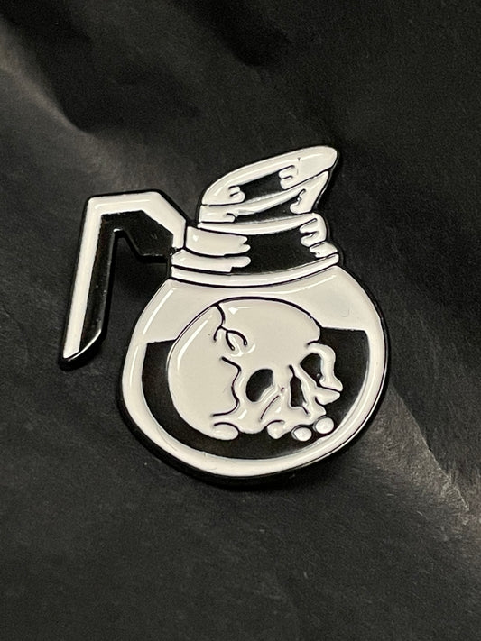 Death by Coffee Pin Badge