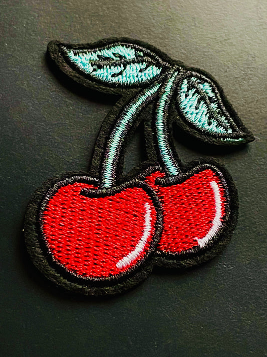 Cherry Embroidered Patch