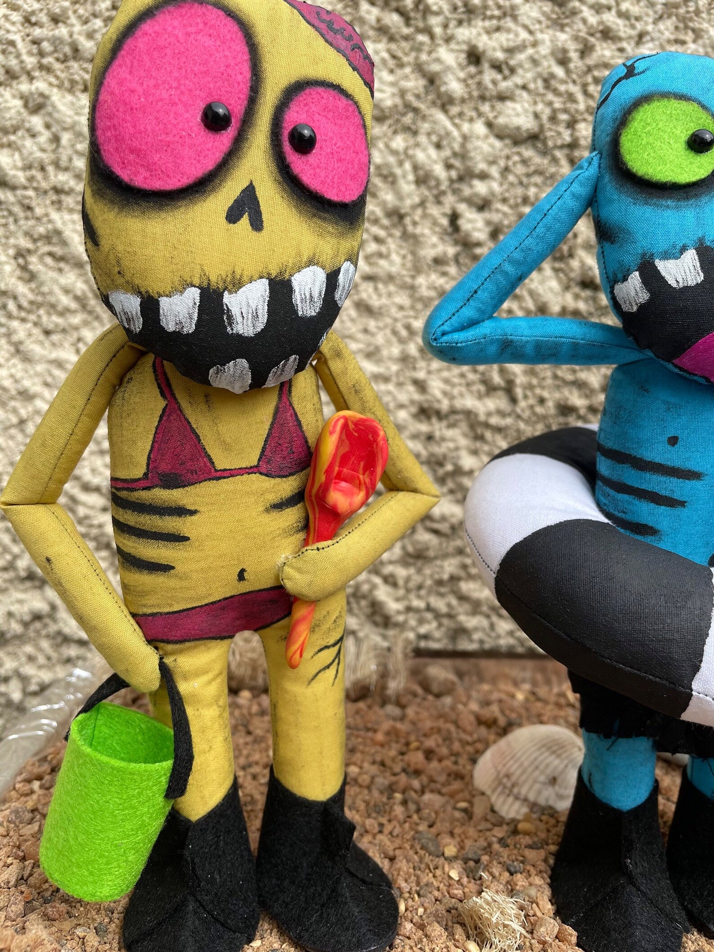 Beach Zombie Art Dolls