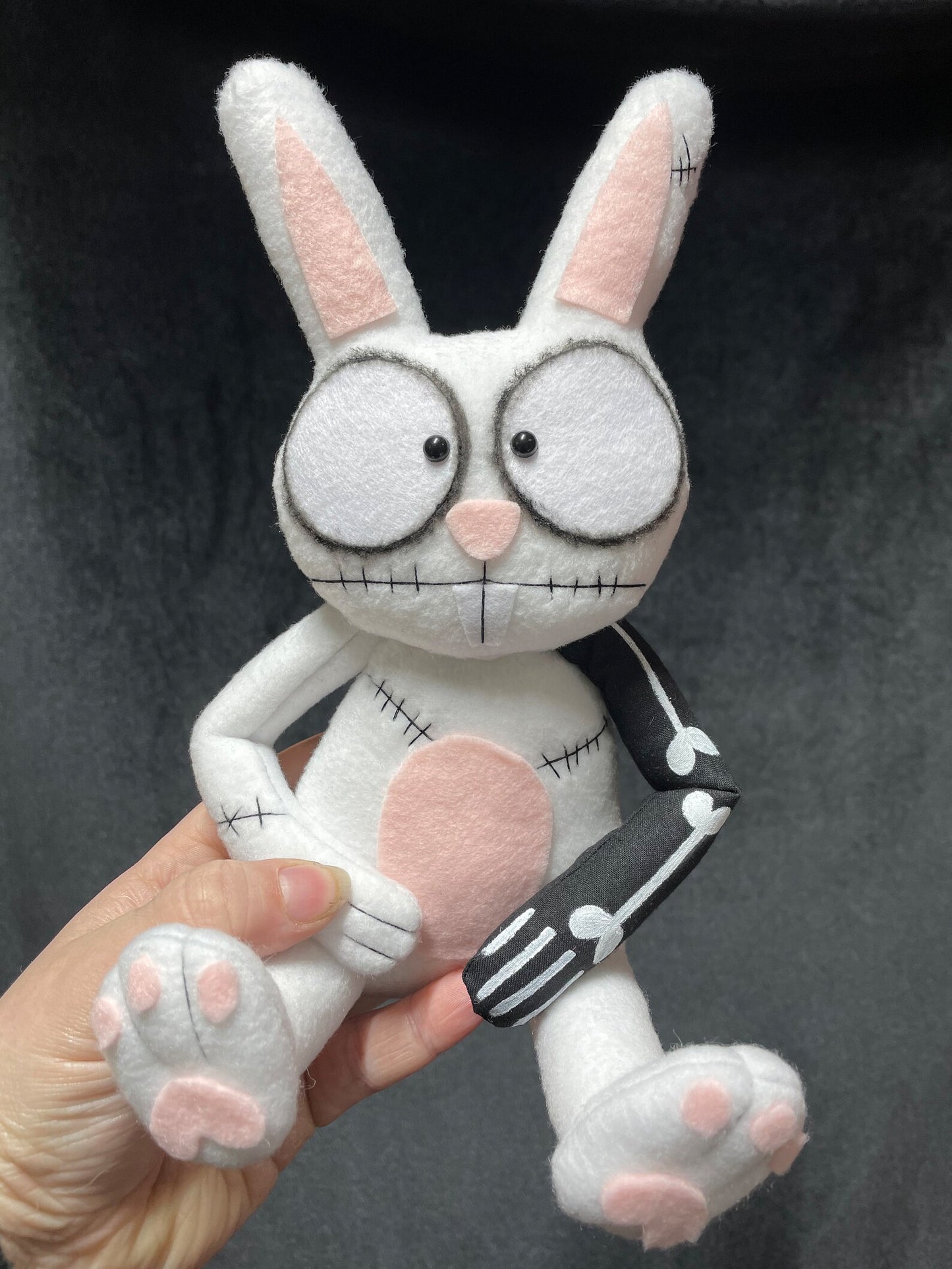 Zombie Bunny Art Doll